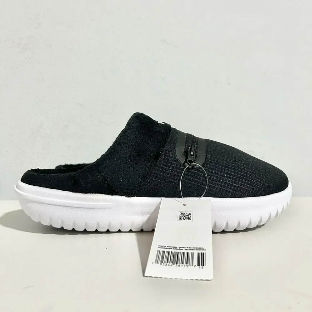 Nike Wmns Burrow “Black White” Women’s Size 7 Lifestyle Comfort Slip-On Sandals